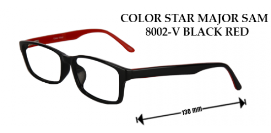 COLOR STAR MAJOR SAM 8002-V BLACK RED