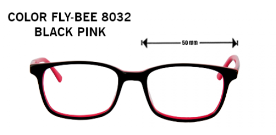 COLOR FLY-BEE 8032 BLACK PINK