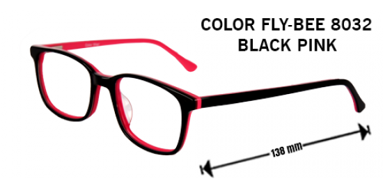 COLOR FLY-BEE 8032 BLACK PINK