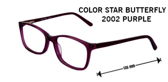 COLOR STAR BUTTERFLY 2002 PURPLE