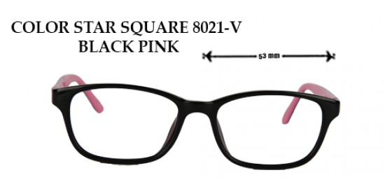 COLOR STAR SQUARE 8021-V BLACK PINK
